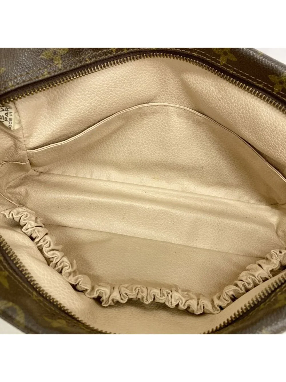 Louis Vuitton Pouch Monogram Trousse Toilet 28 Brown